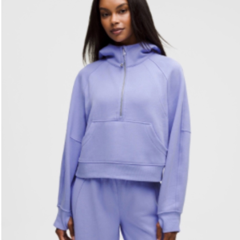 Lululemon Scuba Oversized Half-Zip Hoodie DULI XS/S. New with tag. Dusty lilac